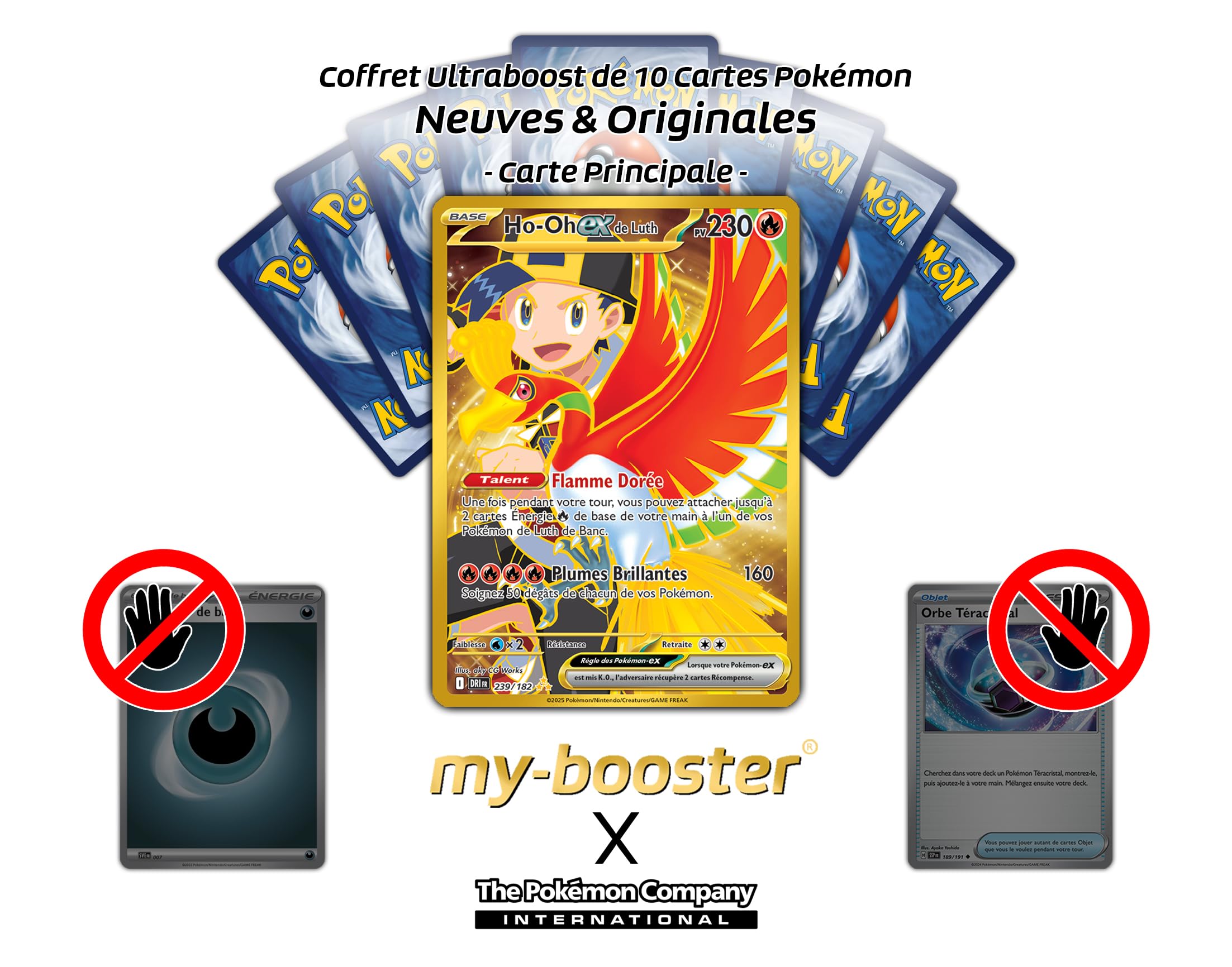Ho-Oh ex de Luth (Ethan's Ho-Oh ex) 239/182 Shiny Gold - my